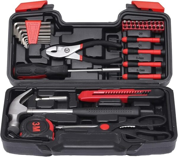 39-Piece Household Tools Kit